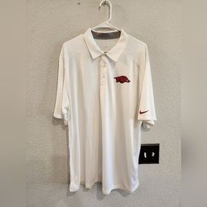 Nike Dri-Fit Arkansas Razorback Polo Shirt